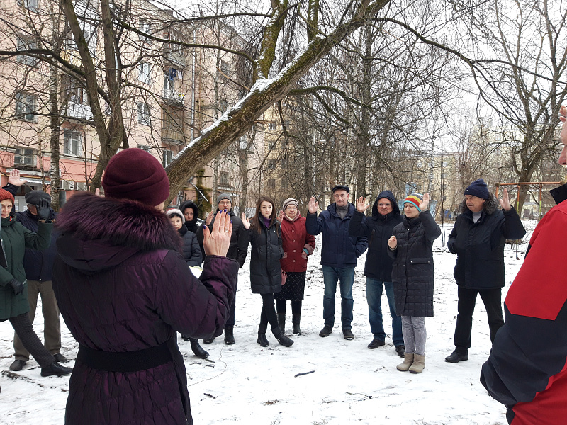 Собрание жителей дома № 5 по ул. Новоторжская по вопросу участия в программе поддержки местных инициатив – 2020